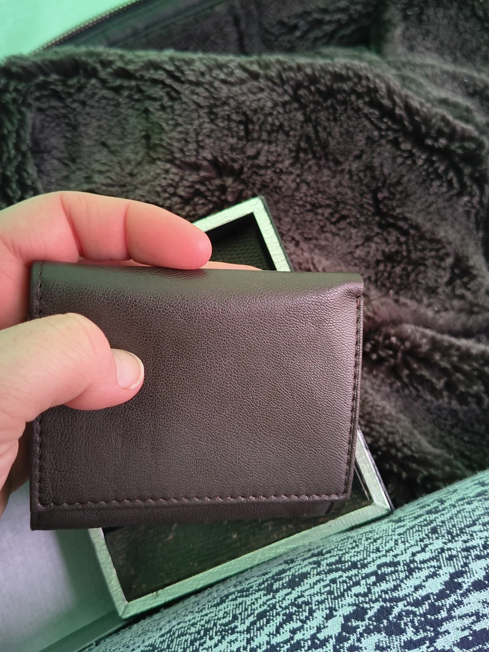 Rolfs Brown Leather Money Clip Wallet